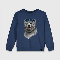 Детский свитшот Медведь в очках
