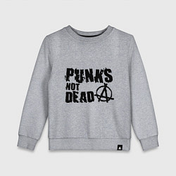 Детский свитшот Punks not dead