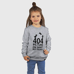 Свитшот хлопковый детский 404, цвет: меланж — фото 2