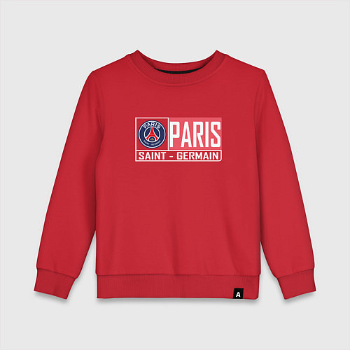 Детский свитшот Paris Saint-Germain - New collections / Красный – фото 1