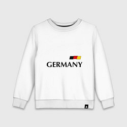 Свитшот хлопковый детский Сборная Германии: 10 номер, цвет: белый