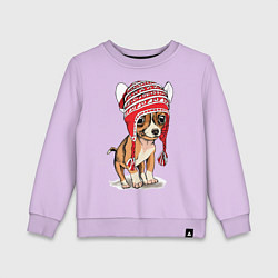 Детский свитшот Чихуахуа в шапочке