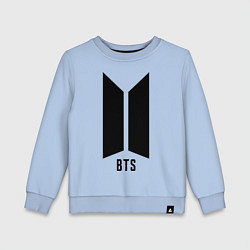 Свитшот хлопковый детский BTS Army, цвет: мягкое небо