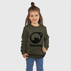Свитшот хлопковый детский HL: Black mesa, цвет: хаки — фото 2