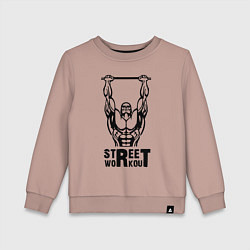 Детский свитшот Стрит воркаут чемпион