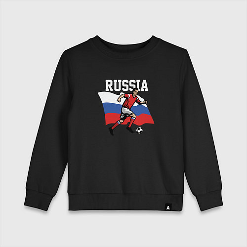 Детский свитшот Football Russia / Черный – фото 1