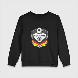 Свитшот хлопковый детский Germany League, цвет: черный