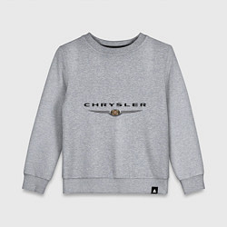 Свитшот хлопковый детский Chrysler logo, цвет: меланж