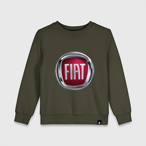 Детский свитшот FIAT logo / Хаки – фото 1