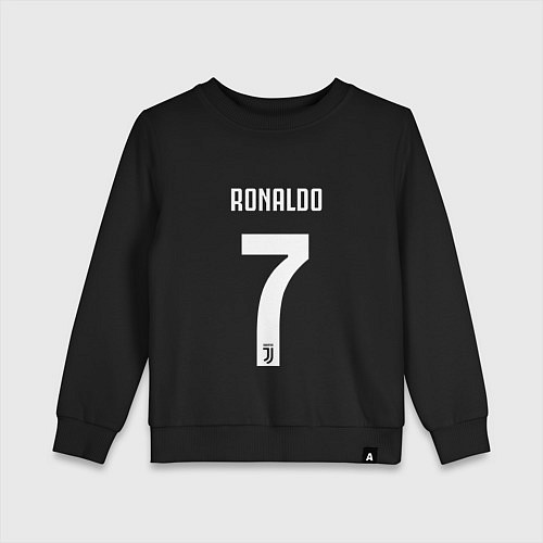 Детский свитшот RONALDO 7 / Черный – фото 1