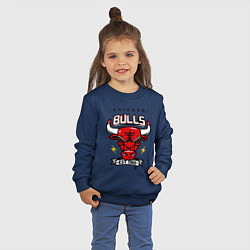 Свитшот хлопковый детский Chicago Bulls est. 1966, цвет: тёмно-синий — фото 2
