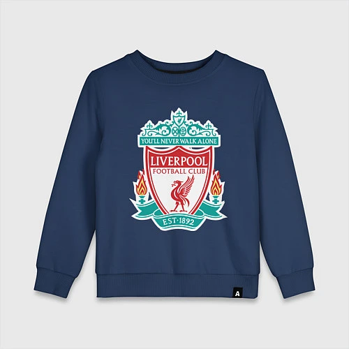 Детский свитшот Liverpool FC / Тёмно-синий – фото 1