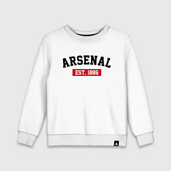 Детский свитшот FC Arsenal Est. 1886