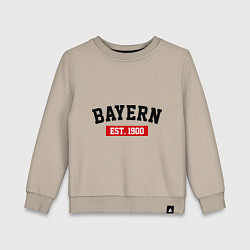 Детский свитшот FC Bayern Est. 1900