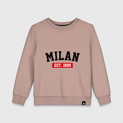 Детский свитшот FC Milan Est. 1899