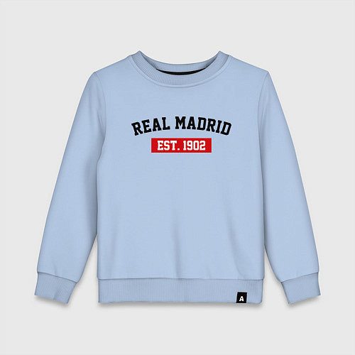 Детский свитшот FC Real Madrid Est. 1902 / Мягкое небо – фото 1