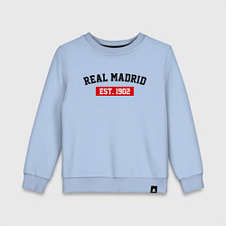 Детский свитшот FC Real Madrid Est. 1902