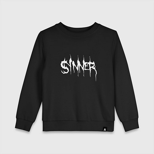 Детский свитшот Real Sinner / Черный – фото 1