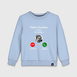 Детский свитшот Escobar is calling