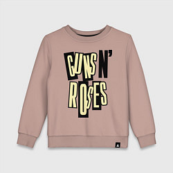 Детский свитшот Guns n Roses: cream