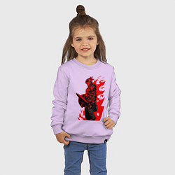 Свитшот хлопковый детский Убийца гоблинов, цвет: лаванда — фото 2