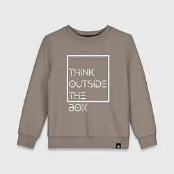 Детский свитшот Think outside the box