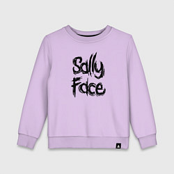 Свитшот хлопковый детский SALLY FACE, цвет: лаванда