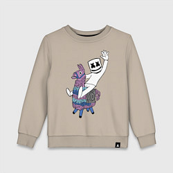 Детский свитшот Marshmello x Llama