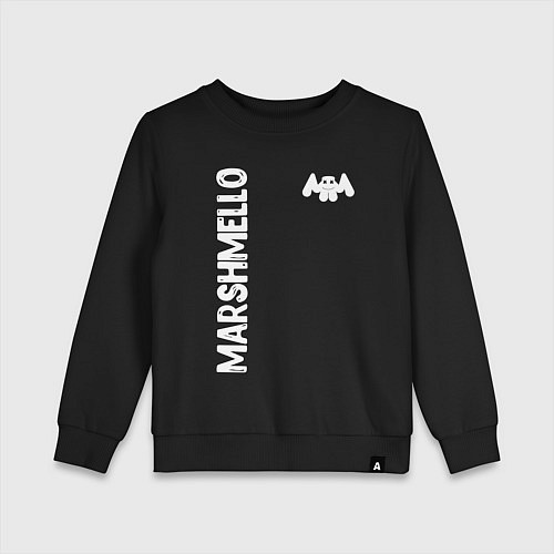 Детский свитшот Marshmello Style / Черный – фото 1