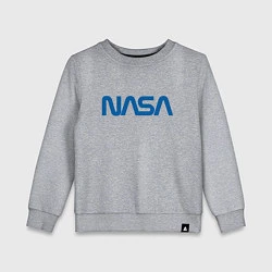 Свитшот хлопковый детский NASA, цвет: меланж