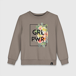 Детский свитшот GRL PWR