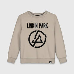 Свитшот хлопковый детский Linkin Park, цвет: миндальный