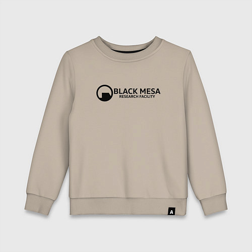 Детский свитшот Black Mesa: Research Facility / Миндальный – фото 1