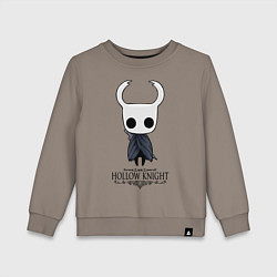 Свитшот хлопковый детский Hollow Knight, цвет: утренний латте