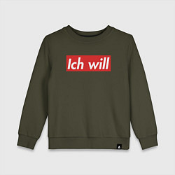 Детский свитшот Ich will