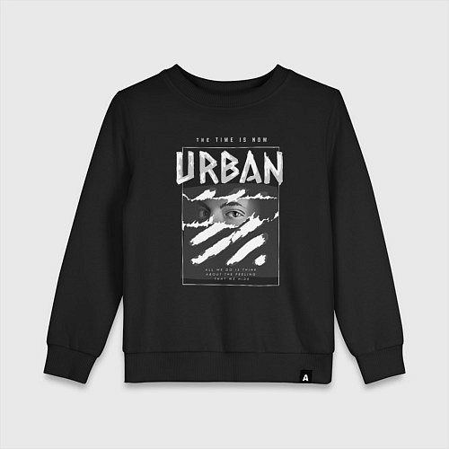 Детский свитшот Black urban style / Черный – фото 1