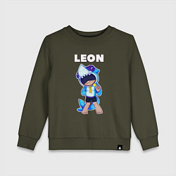 Детский свитшот Brawl Stars LEON