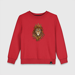 Свитшот хлопковый детский Король Лев, цвет: красный