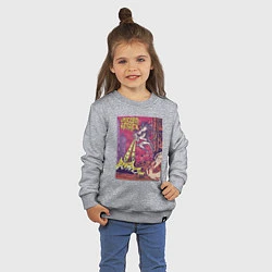 Свитшот хлопковый детский Единорог Атакует, цвет: меланж — фото 2