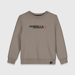 Свитшот хлопковый детский UMBRELLA CORP, цвет: утренний латте