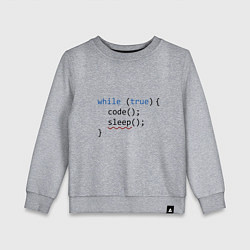 Детский свитшот Code - sleep