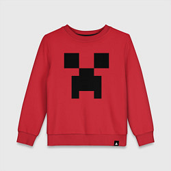 Свитшот хлопковый детский Minecraft, цвет: красный