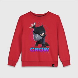 Детский свитшот Brawl Stars CROW