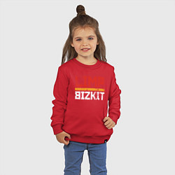 Свитшот хлопковый детский LIMP BIZKIT, цвет: красный — фото 2