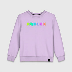 Свитшот хлопковый детский ROBLOX, цвет: лаванда