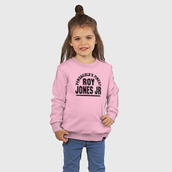 Свитшот хлопковый детский Roy Jones Jr, цвет: светло-розовый — фото 2