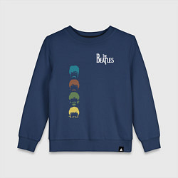 Свитшот хлопковый детский Beatles, цвет: тёмно-синий