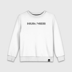 Свитшот хлопковый детский Hammer Logo, цвет: белый
