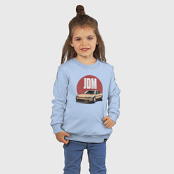 Свитшот хлопковый детский JDM, цвет: мягкое небо — фото 2