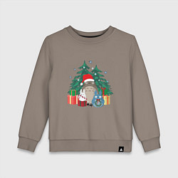 Детский свитшот New Year Totoro